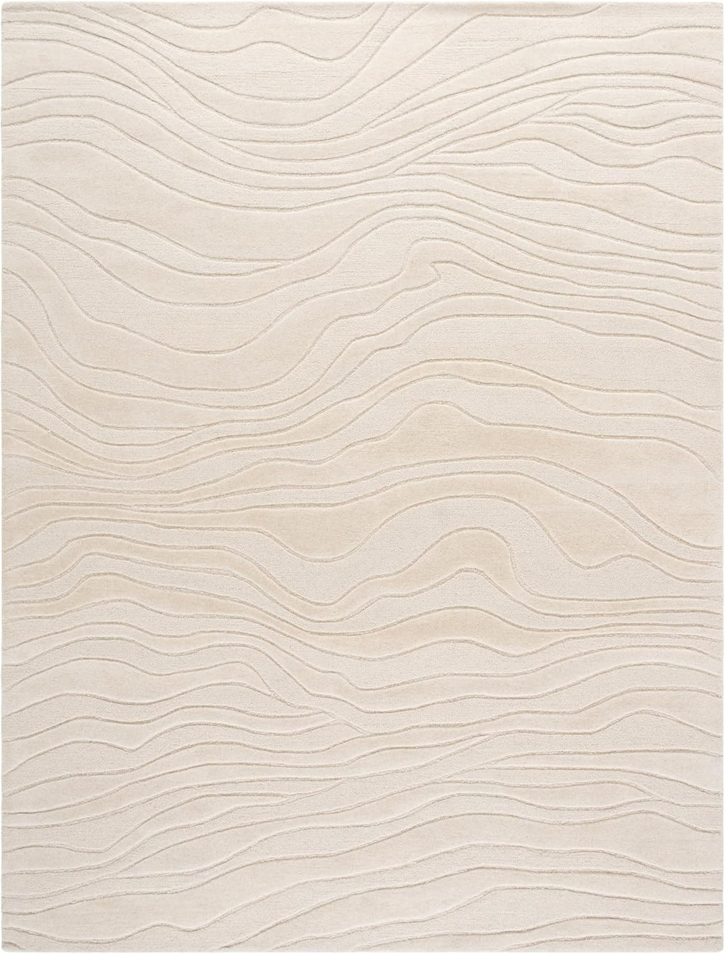 Area Rug - Rodeo Drive - Large - Ivory, Handmade Wool