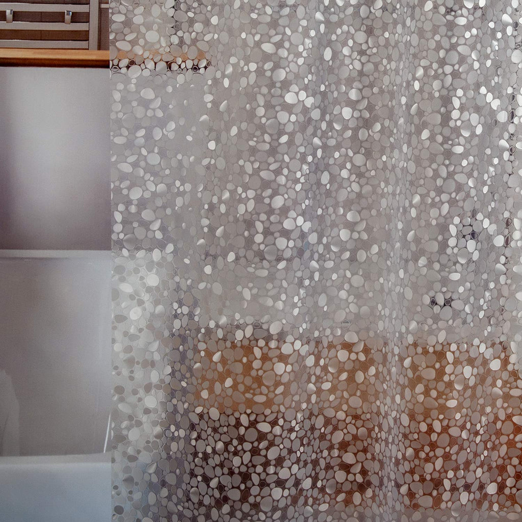 Extra Long Shower Curtain Liner, Heavyweight Liner with Magnets and Rust-Proof Metal Grommets, Waterproof Shower
