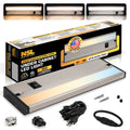 LED Under Cabinet Lighting Hardwired - 12 Inch Satin Nickel