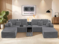 144.42" Oversized Boneless Sectional Couch for Large Living Room, Comfort Cloud Modular Sofa with Upgraded 3-Layer