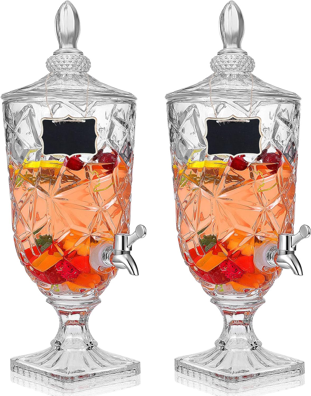 For Party 1.3 Gallon, Clear, with Spigot - Set of 2