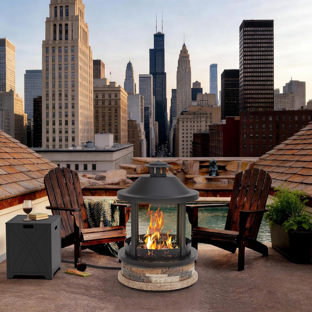 28 Inch Propane Fire Pit - Propane