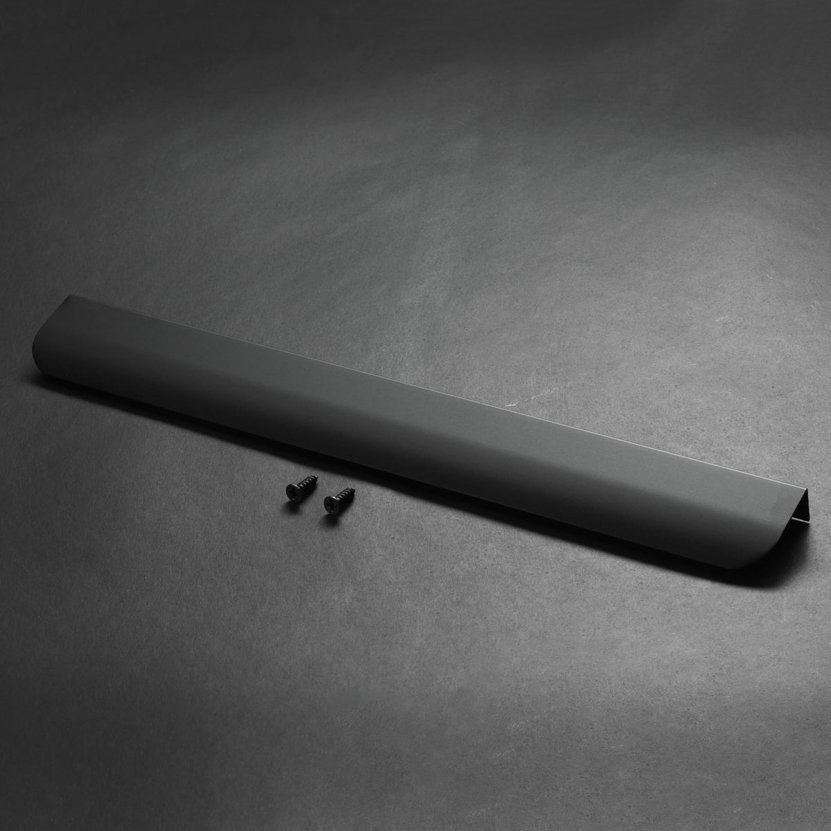 Finger Pulls for Cabinet Drawer Wardrobe(8, Black, 300mm/11.82inch)