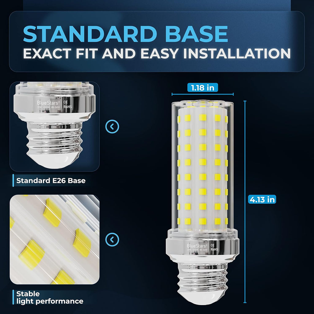 E26 LED Corn Light Bulbs 150W Equivalent Super Bright 1600 lumens