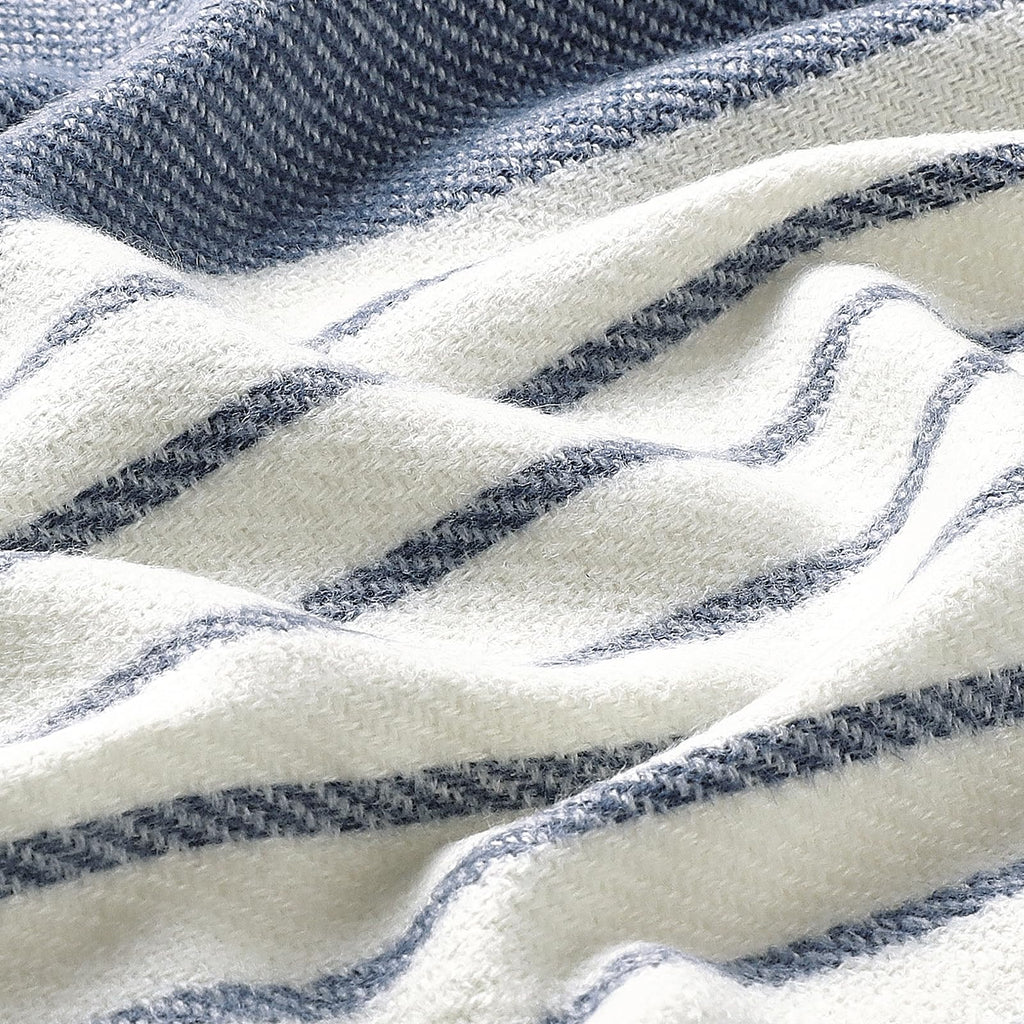Throw Blanket Boho Striped Fringe Throw