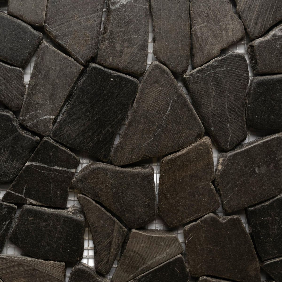CNK Grey XL Stone - 12" x 12" Unpolished Natural Stone Backsplash, and Outdoor Flooring | Durable Eco-Friendly Easy