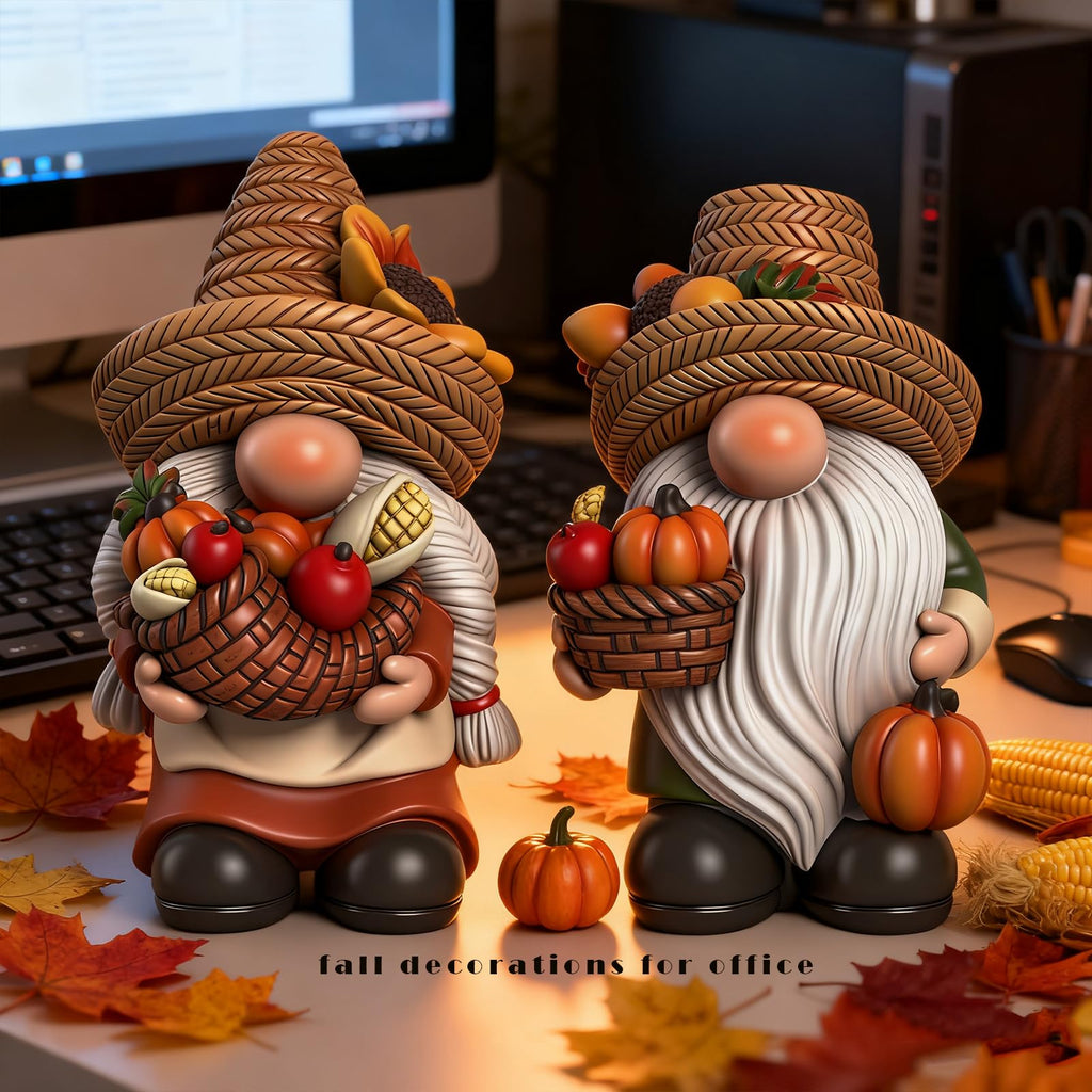 Fall Thanksgiving Decorations | Thanksgiving Gnomes for Indoor & Otdoor Garden Pumpkin Gnomes Decorations | Autumn