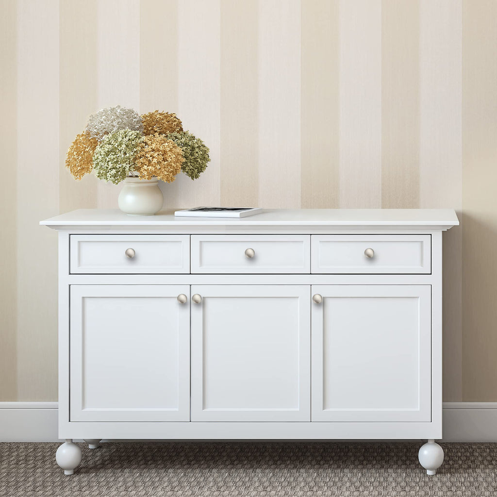 Brushed Nickel Cabinet Knobs, Zinc Knobs Drawer Pulls, 20 Pack