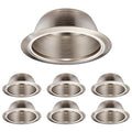 6 Inch Recessed Light Trim, Satin Nickel