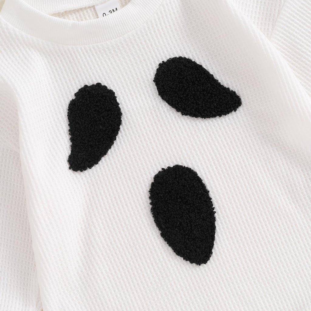 Newborn Baby Boy Girl Fall Winter Clothes Long Sleeve Bubble Sweatshirt Romper Cute Infant One Piece Outfit