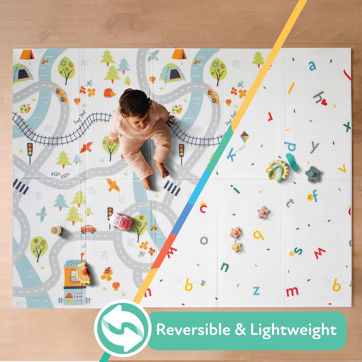 Reversible Baby Floor Mat