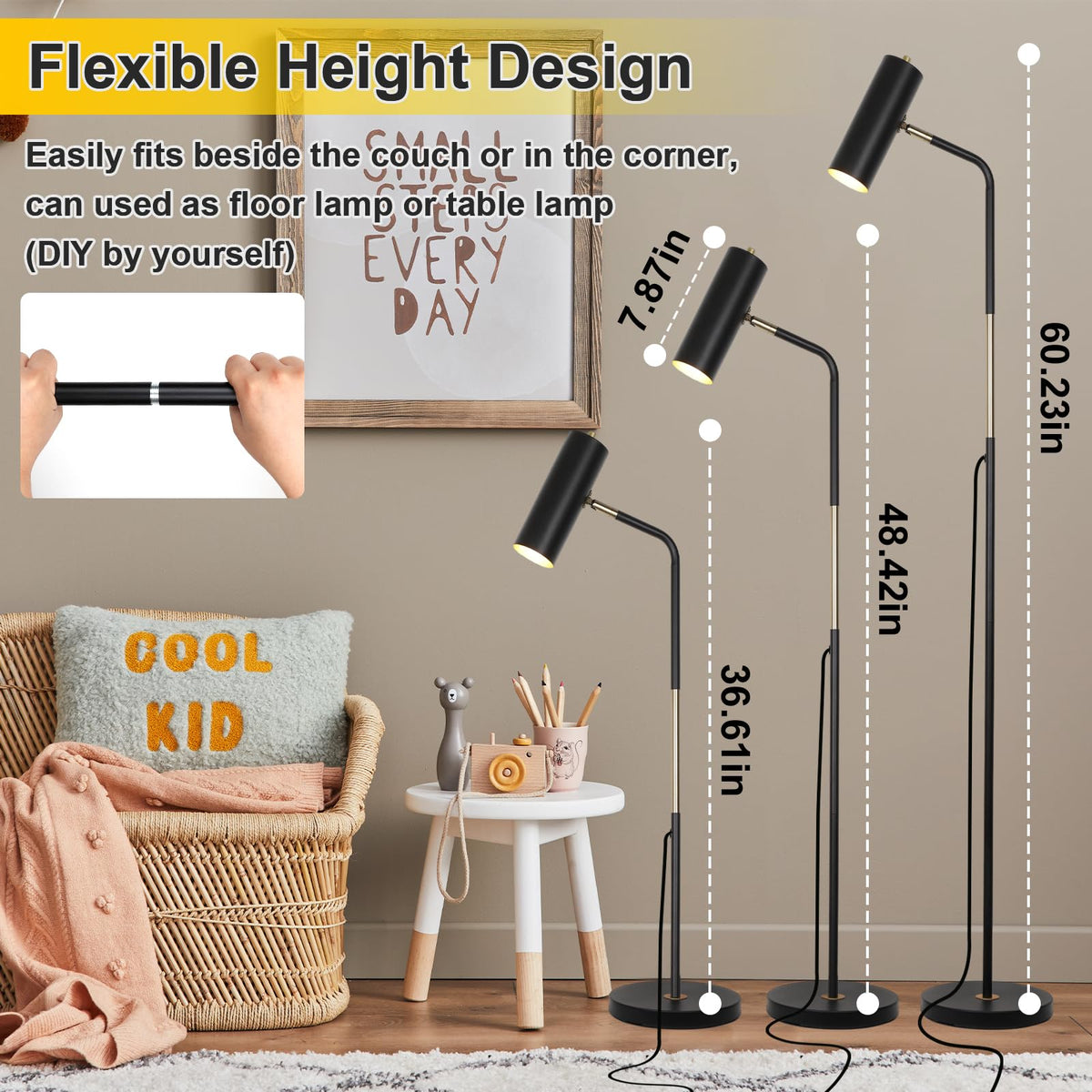 Floor Lamp, Industrial Floor Lamps s & Bedrooms