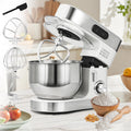 Stand Mixer, 5.8 QT Electric Food Mixer with 600W Pure Copper Motor, 6-Speed Tilt-Head Kitchen Mixer with Stainless