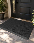 Doormat Outdoor Entrance Rubber Floor Mat 34" X 22.5" Heavy Duty