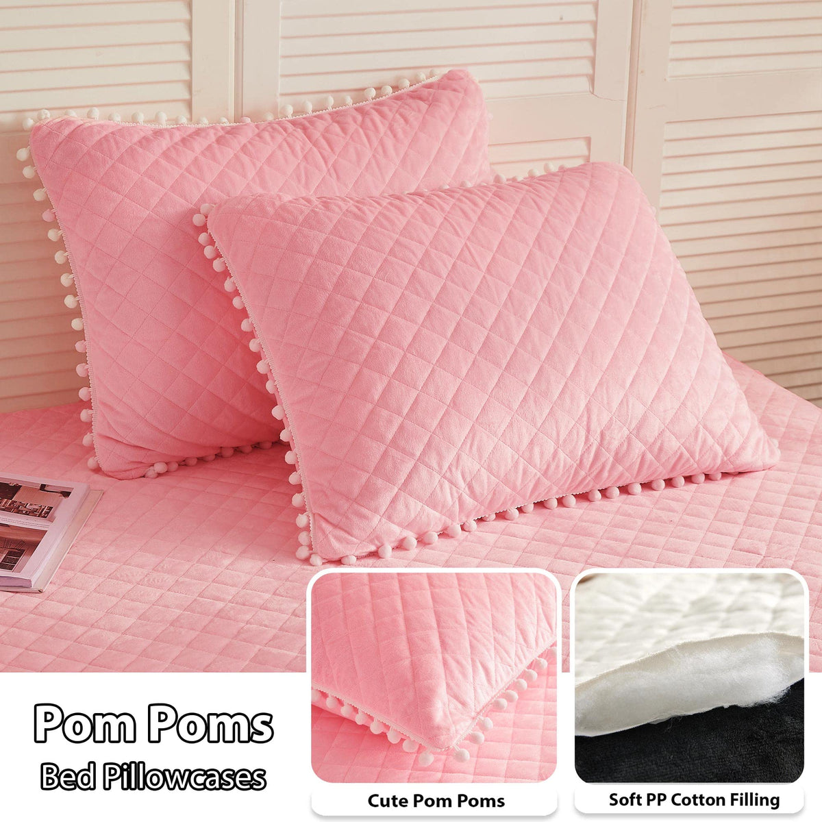 Luxury Plush Shaggy Duvet Cover Set, Ultra Soft Velvet Fluffy Furry Duvet Cover Set(1 Faux Fur Fuzzy Comforter Cover