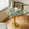 Inspired Saarinen Style 31.5'' Tulip Table, Round Dining Table with Sintered Stone Tabletop