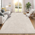 Area Rugs, Modern Non Slip Washable Rug, Beige