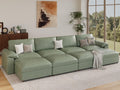 Sectional Couches Bed, Sleeper Sofa, Green