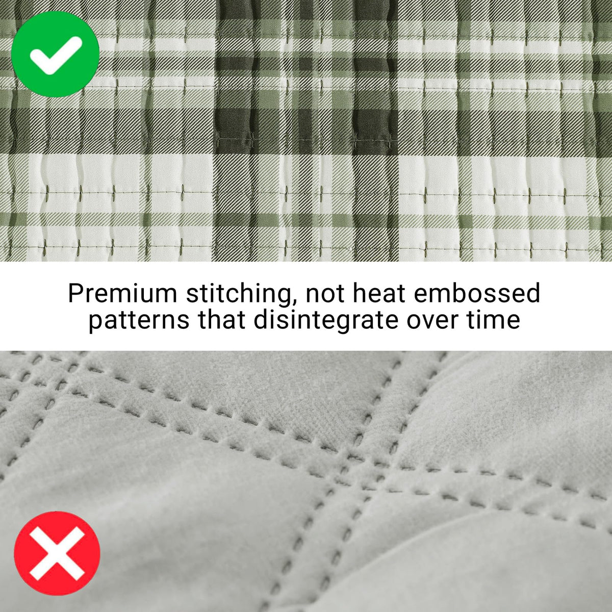 Quilt-Lightweight Bedspread Plaid Quilt Quilt Bedding Set