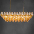 54" 12-Light Large Modern Farmhouse 4-Tier Chandelier