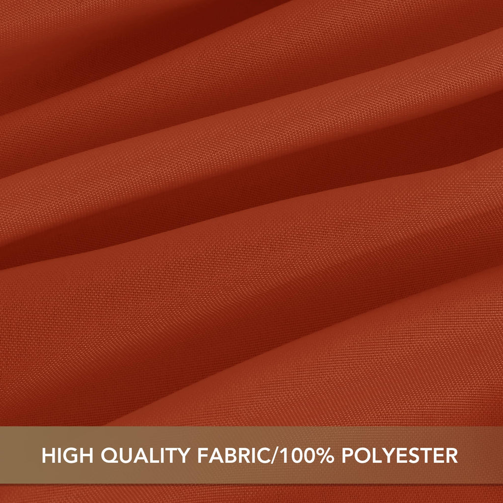 Square Tablecloths Fall Table Cloth, Rust, 85x85 Inch