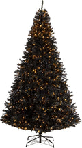 Prelit Black Artificial Christmas Tree Holiday Decor