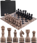 Marble Chess Set 15" - Handmade Luxury Chess Board Game Adults