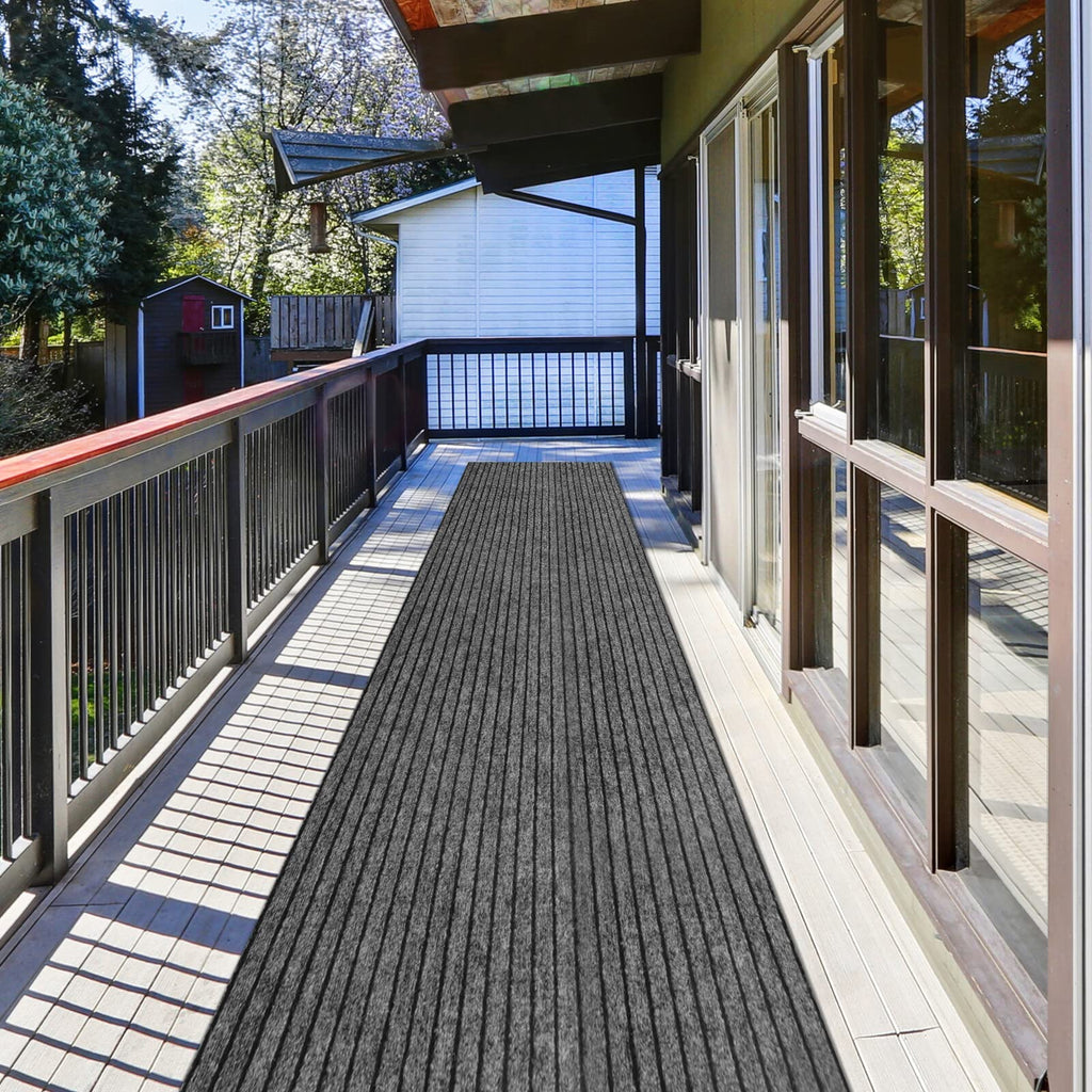 Runner Rug 4 ft x 70 ft Indoor/Outdoor Low Profile, Hallway, Kitchen, Patio, Deck Area, RV, Entryway, Garage, with