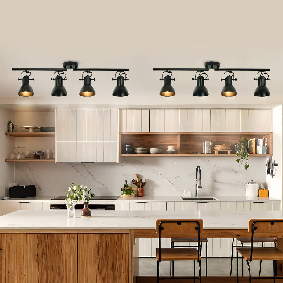 Track Lighting Fixture Farmhosue Track Light Rotatable 35.8"