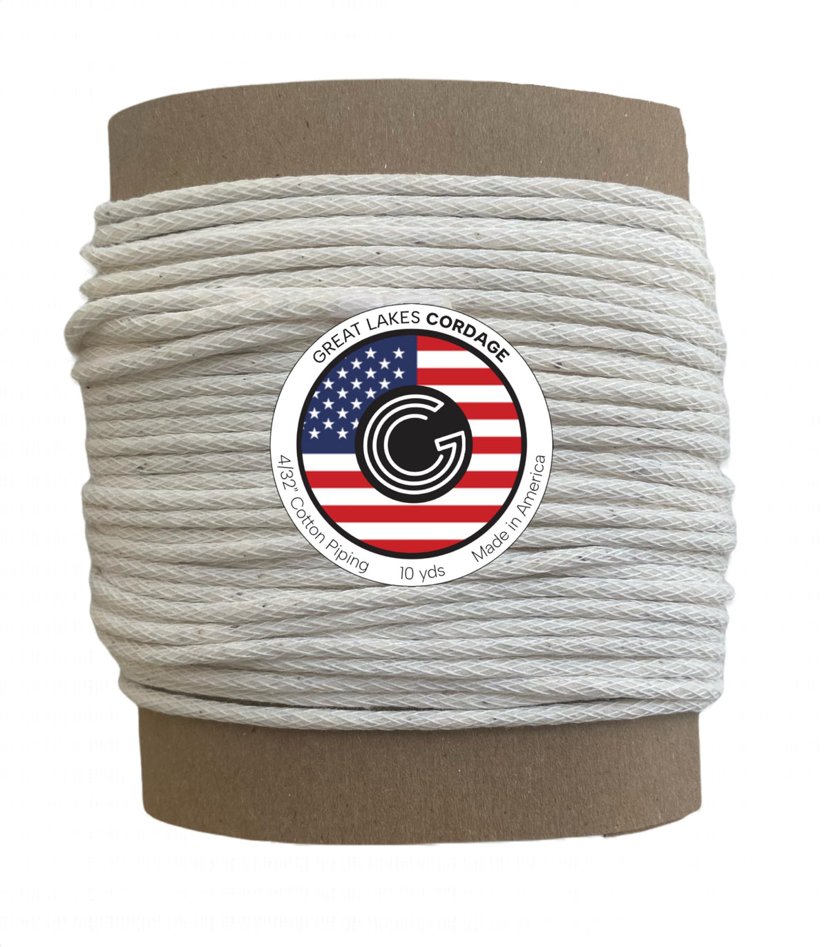 Cotton Piping Cord Size 00 [4/32" 1/8"] 90 Yards