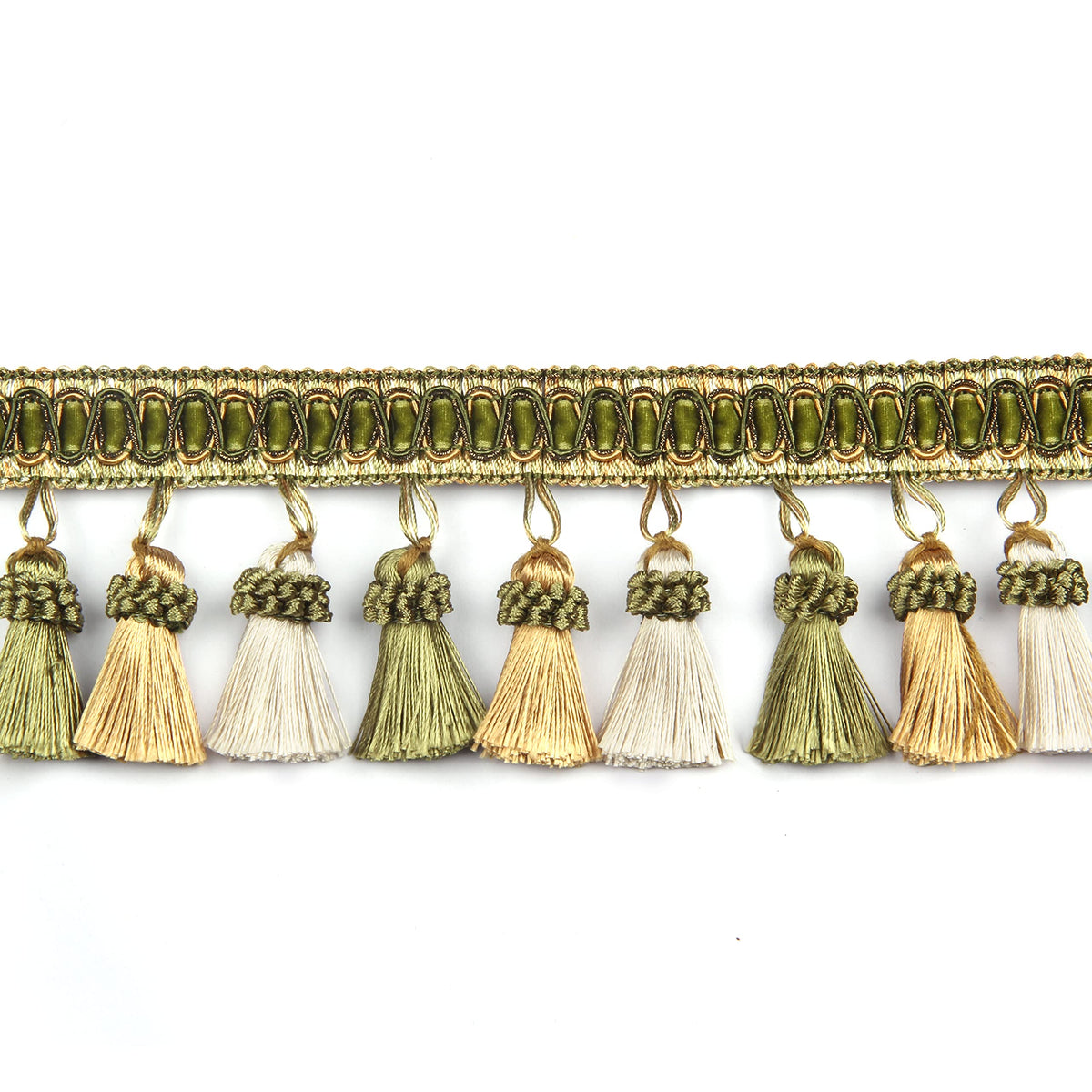 Handmade Tassel Fringe Trim, 8Cm/3.15Inch Diameter Hand Knitting Tassel Fringing Trimmings for DIY - 6.5 Yard