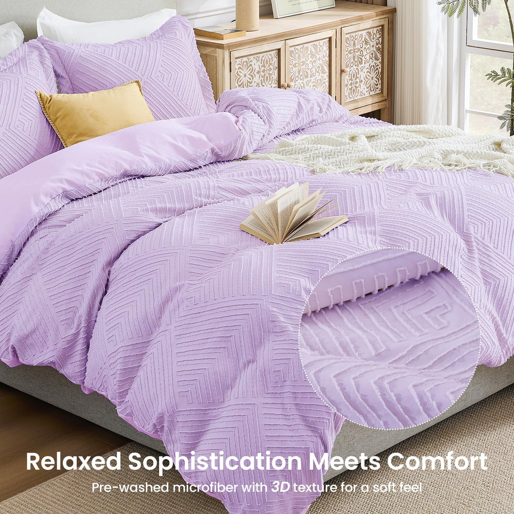 Duvet Cover, 3-Piece, Ultra Soft Pre-Washed Microfiber