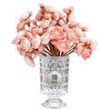 Faux Ranunculus Flowers, 18 PCS Dusty Rose Artificial Flowers Bulk, Fake Silk Ranunculus for DIY Bouquets, Wedding