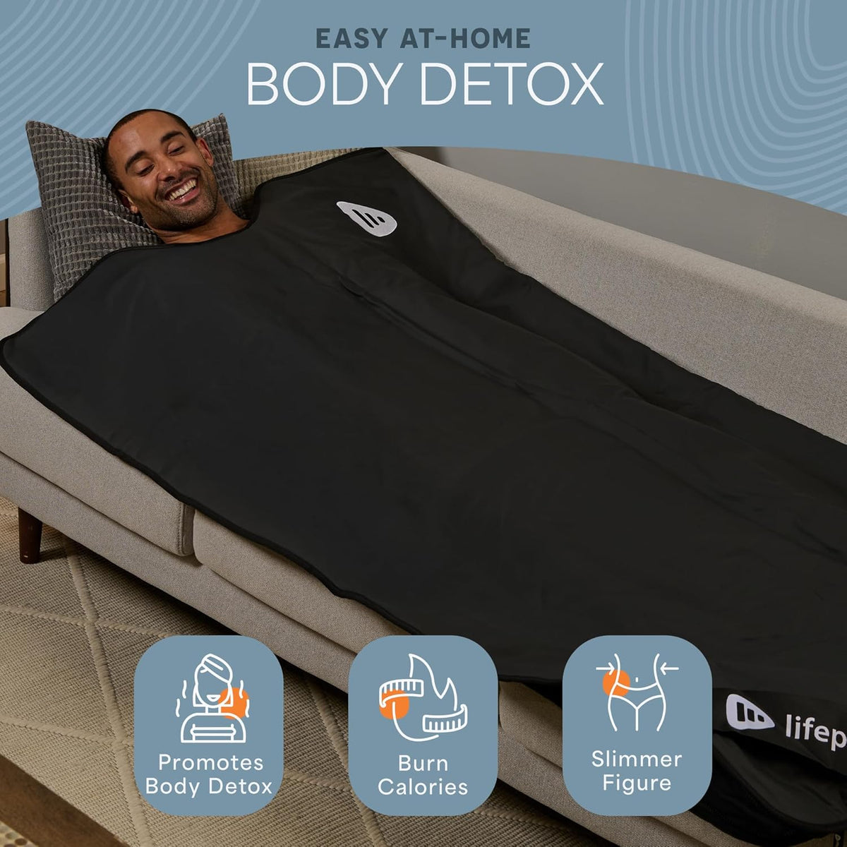 RejuvaWrap Infrared Sauna Blanket for Detox & Relaxation