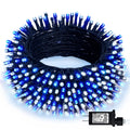 66ft 200 LED Blue and White Christmas Lights, String Light Plug in