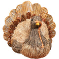 Sisal Turkey Figurine - Thanksgiving Table Decorations Indoor