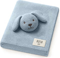 Certified Knit Comfort Blanket with Integrated Lovey - Organic Cotton & TencelTM Lyocell Blend | A Refined Expression