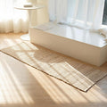 2x6 Jute and Cotton Hallway Runner, Natural with Non-Slip Backing