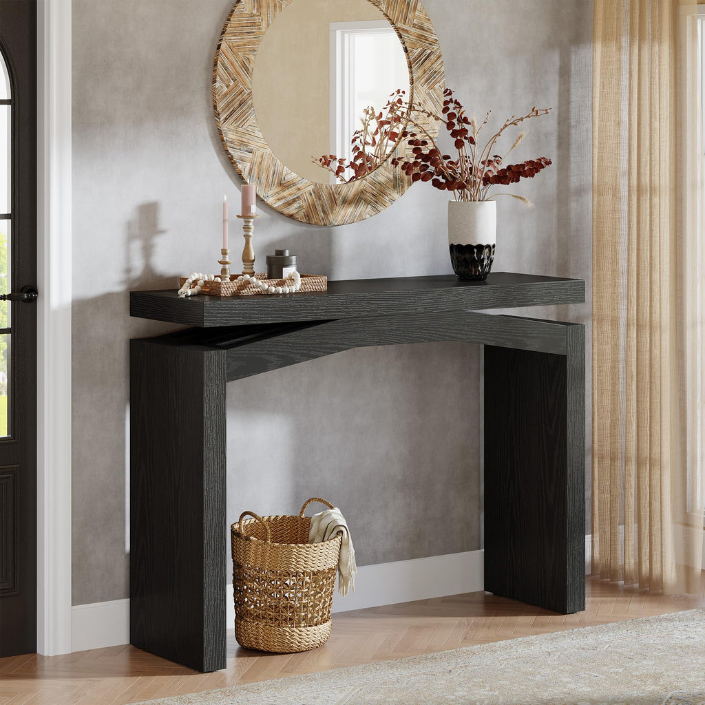 40-Inch Console Table, Farmhouse Sofa Console