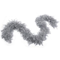 Turkey Chandelle Feather Boa 72'' 100 Gram (Cool Grey)