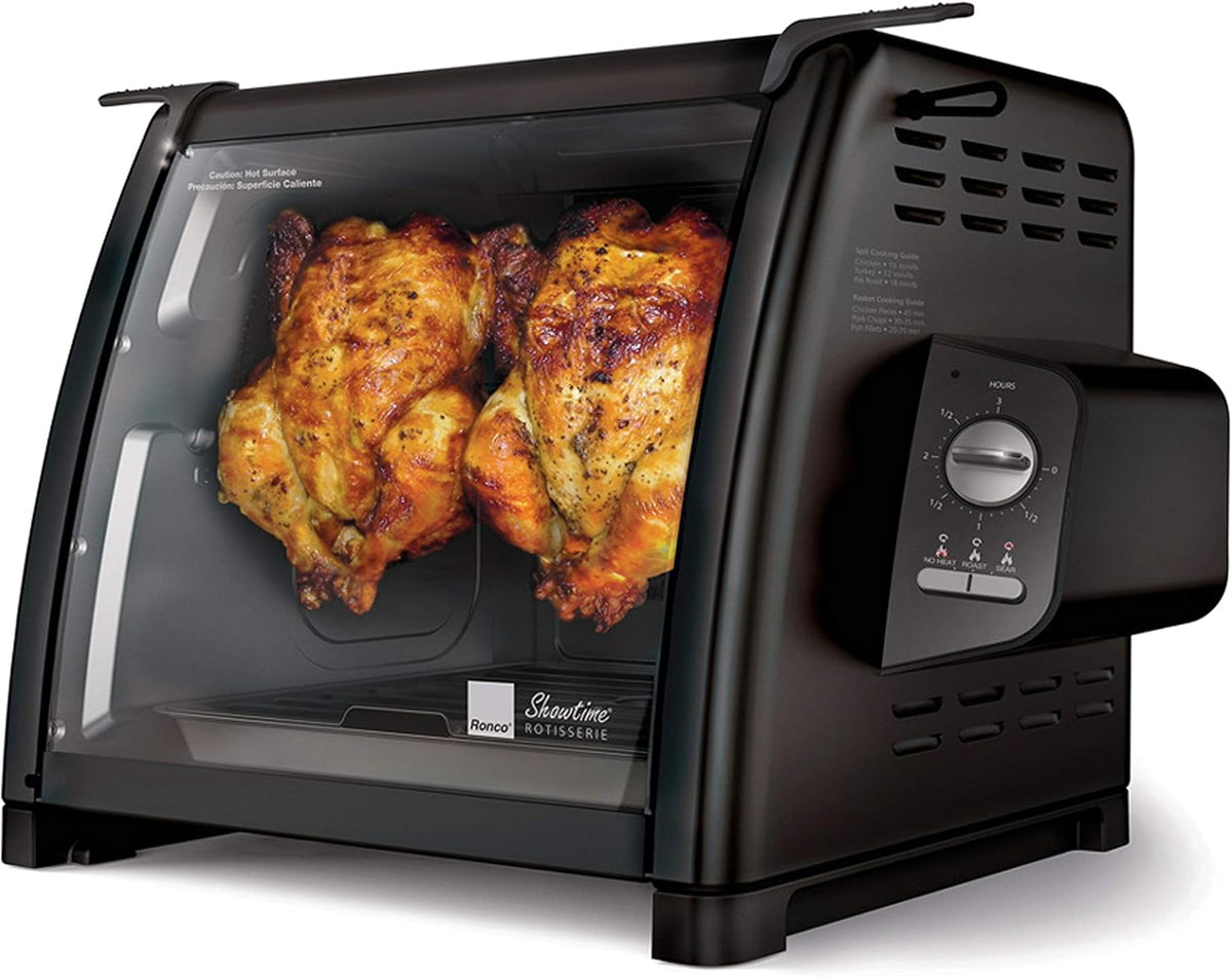 Modern Rotisserie Oven, Large Capacity (12lbs) Countertop Oven, Multi-Purpose Basket for Versatile Cooking, Easy-to-Use Controls