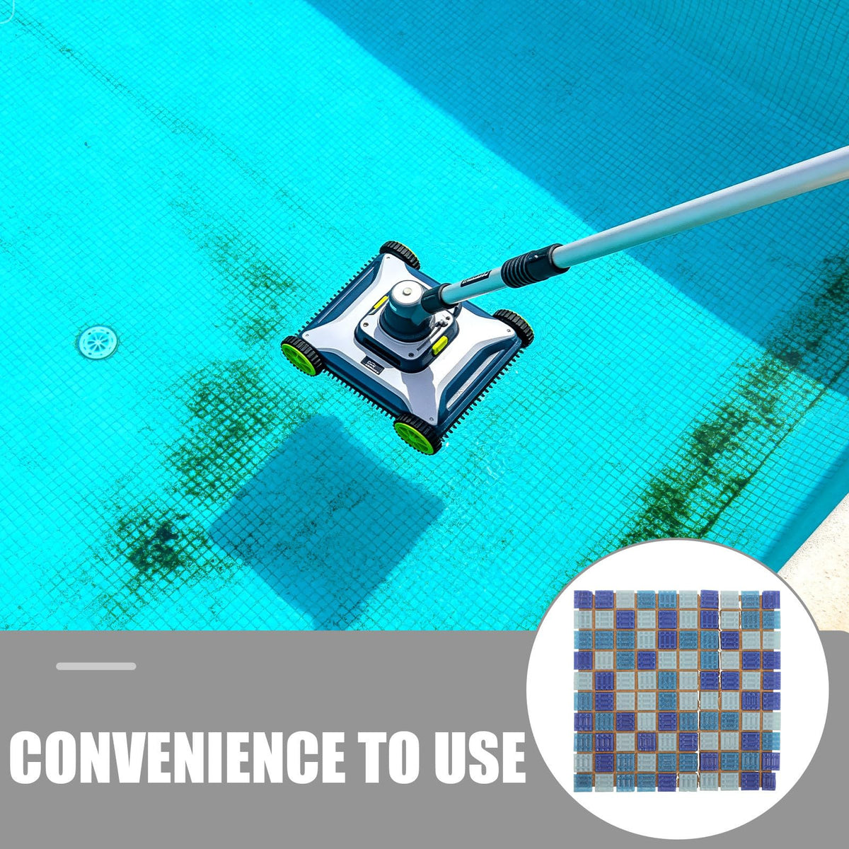 Ceramic Pool Mosaic Tile for Curved Surfaces and Wet Areas