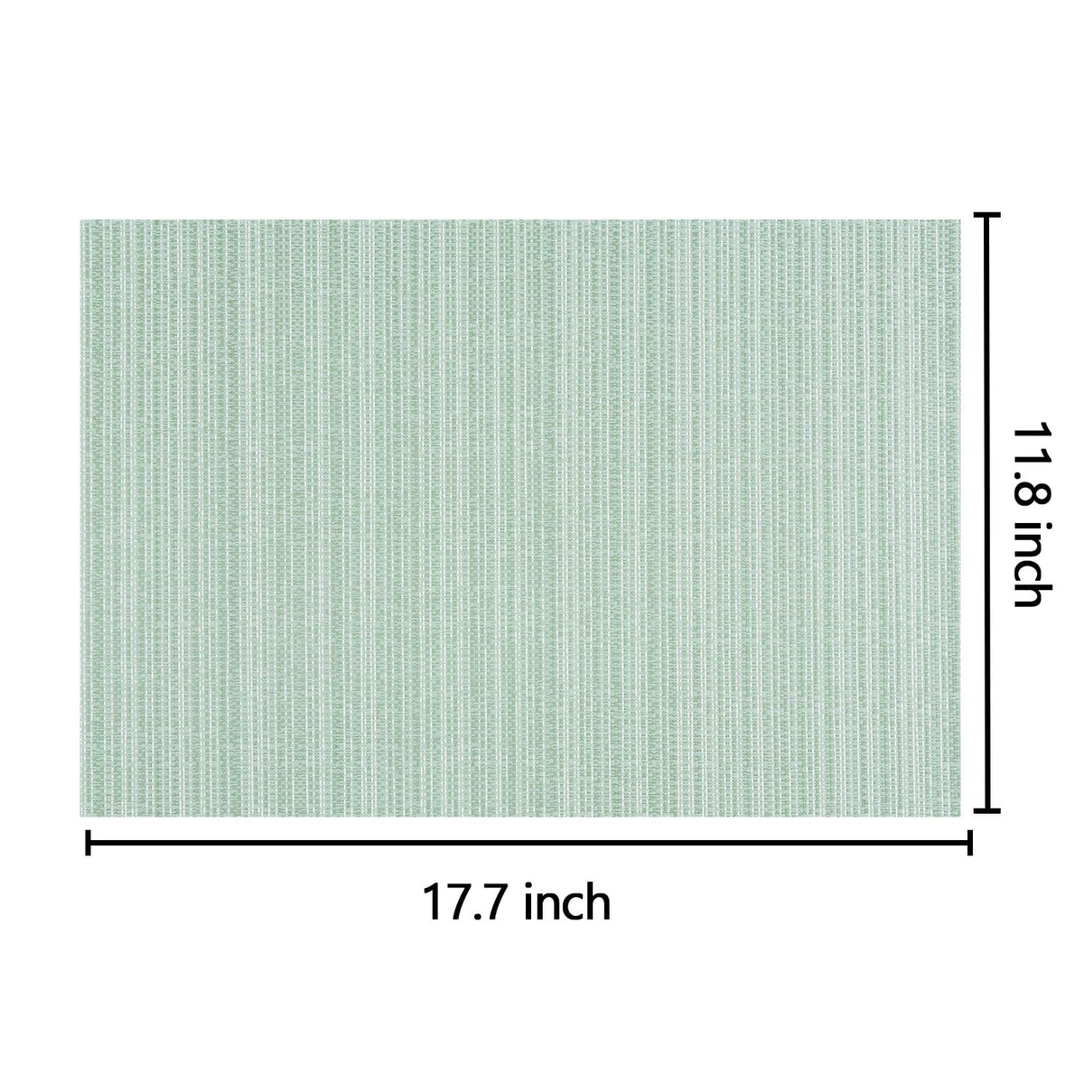 Placemats Set of 6 Washable Woven Vinyl Placemats for Dining Table Heat Resistant Non-Slip Stain Resistant Table Mats