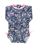 Baby Girls Novelty Baby One Piece - Rash Guard Swimsuit UPF 50+