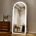 26"X68" LED Arched Full Length Mirror, Floor Mirror with Lights