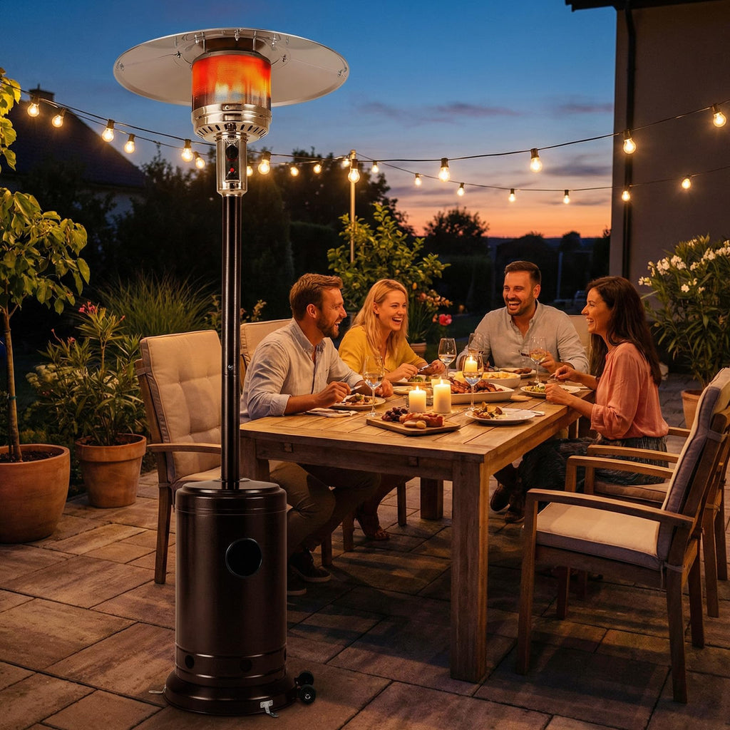 50, 000 BTU Propane Patio Heater with Easy Ignition, Bronze