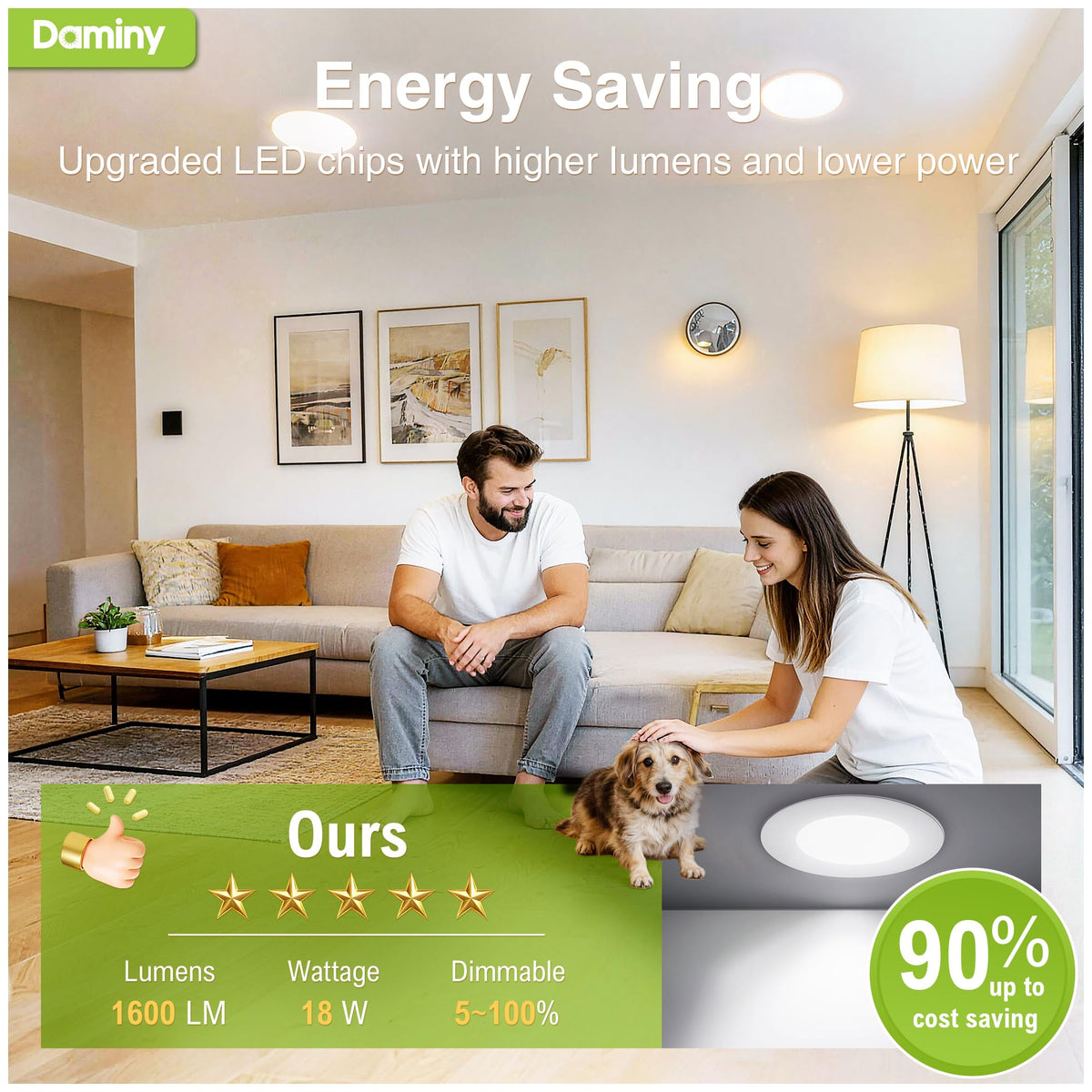 12 Pack 8 Inch LED Recessed Lighting, Canless Wafer Downlight