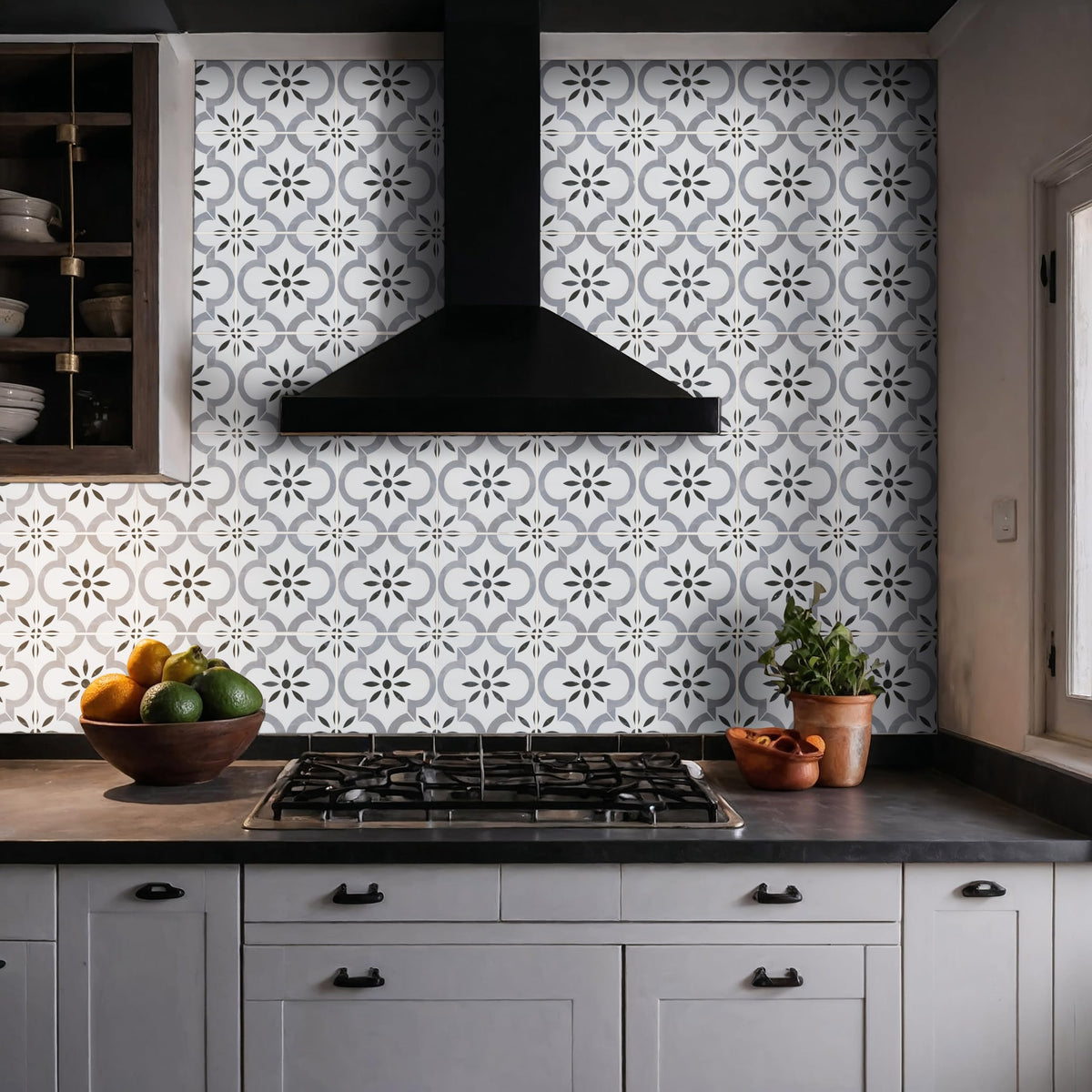 Porcelain Floor & Wall Tile | Amara Blue Akara | 8" x 8"