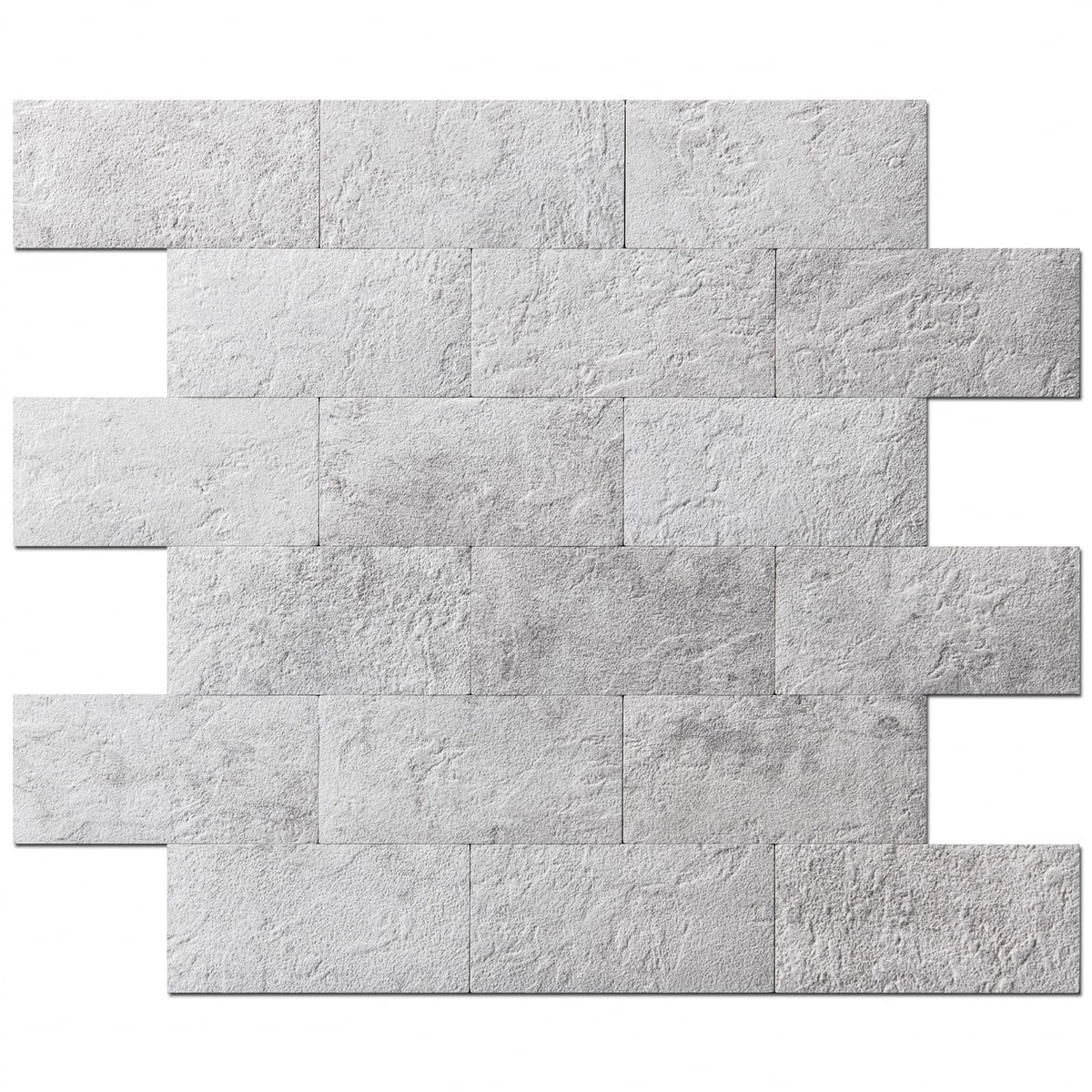 Peel and Stick Backsplash, Stick on Wall Tile, 10-Pack, Natural White