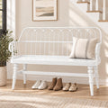 Entryway Bench, Spindle Back Wooden Dinning Bench, Farmhouse Foyer Bench, Dinning Room, Mudroom
